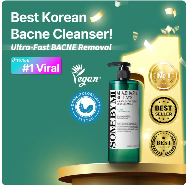 [SOME BY MI] Face to Body Shower Routine Set – Cleanse, Calm and Moisturize for Balanced Clear Skin – Korean Skin Care