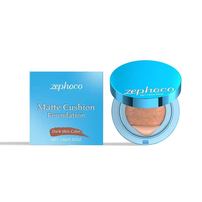 Zephoco matte concealer cushion series covers skin flaws, light, long-lasting, natural makeup feel cushion