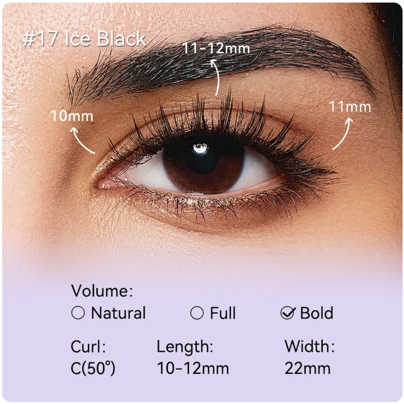 Wosado Soft Magnetic Eyelashes All-in-One Box, BearisBug Limited Edition Magnetic Eyelash Extensions, Waterproof, Reusable, Glue-Free, Eyeliner-Free Makeup Cosmetic