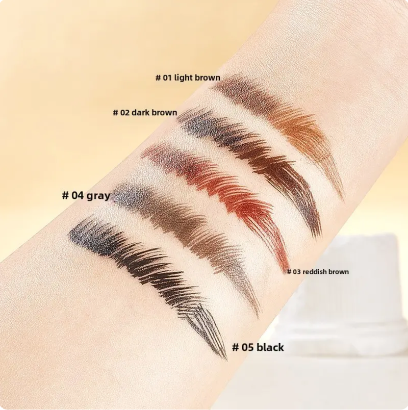 Waterproof Eyebrow Pencil, Long-Lasting Color, Easy Application, Smooth, Natural Look, Beginner-Friendly, Solid Form, No Flammable Aerosols